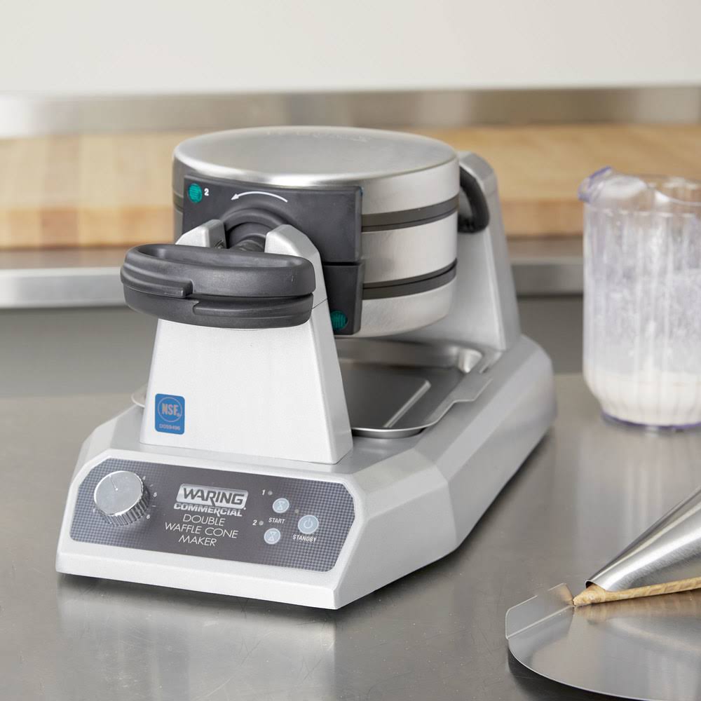 Waring WWCM200 Double Waffle Cone Maker - 120V P798243