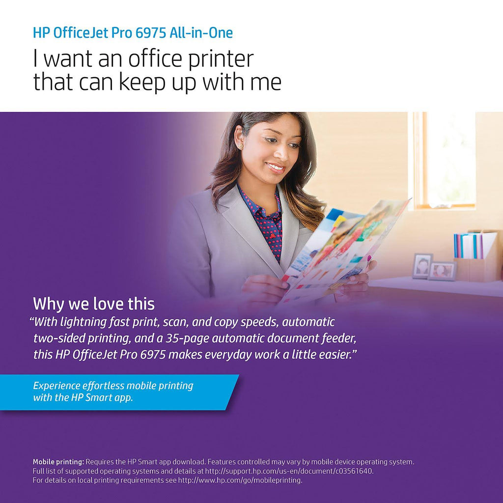 HP Officejet Pro 6975 All-in-One Color Inkjet Printer S442