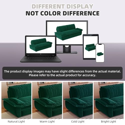 Queen Size Futon Sofa Bed with 2 Pillows, Blue V9731