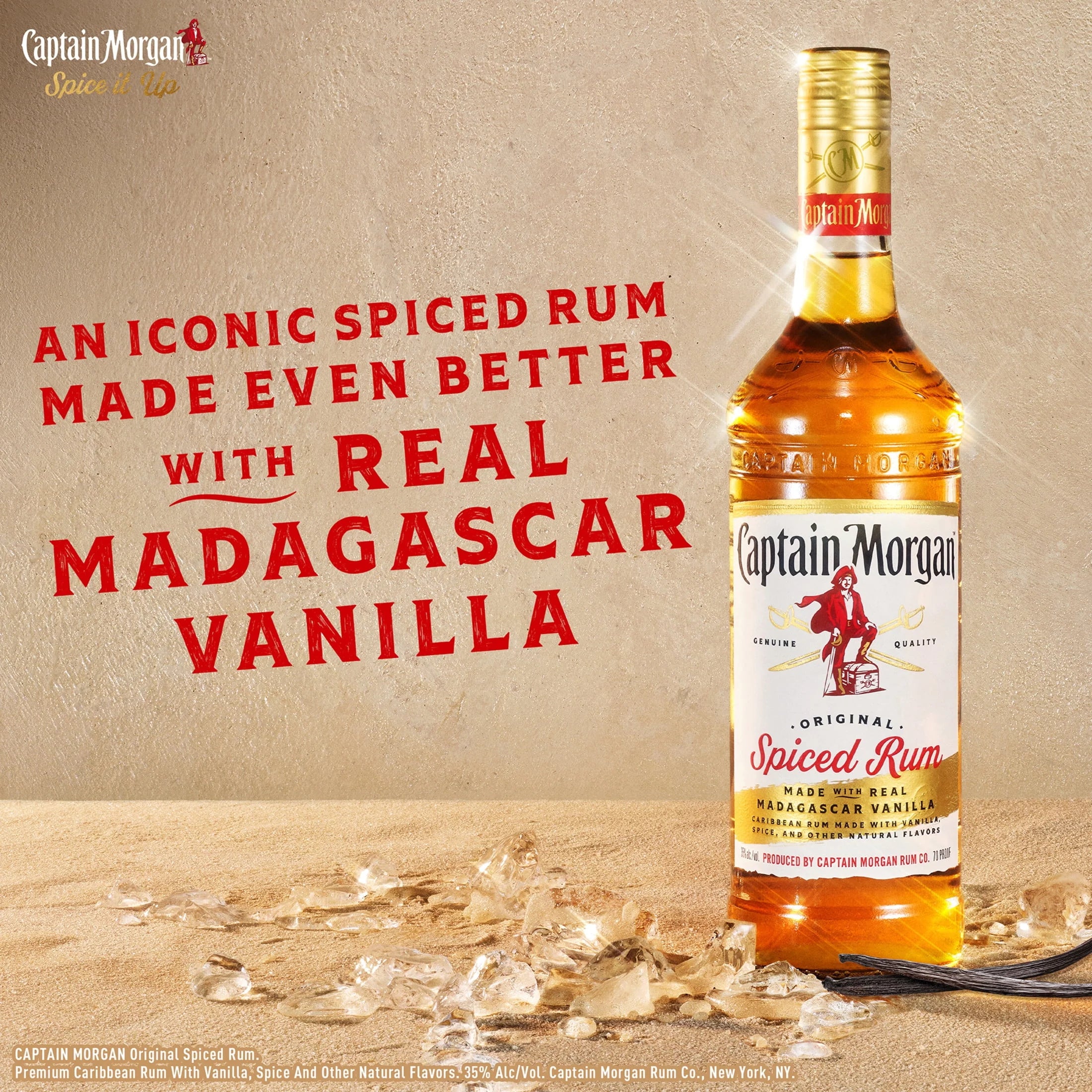 Captain Morgan Original Spiced Rum 750 mL C23314