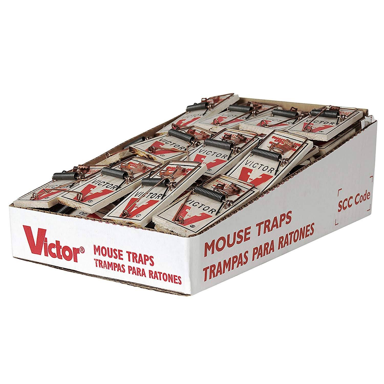 Victor Metal Pedal Mouse Trap (Pack of 72) - Megean