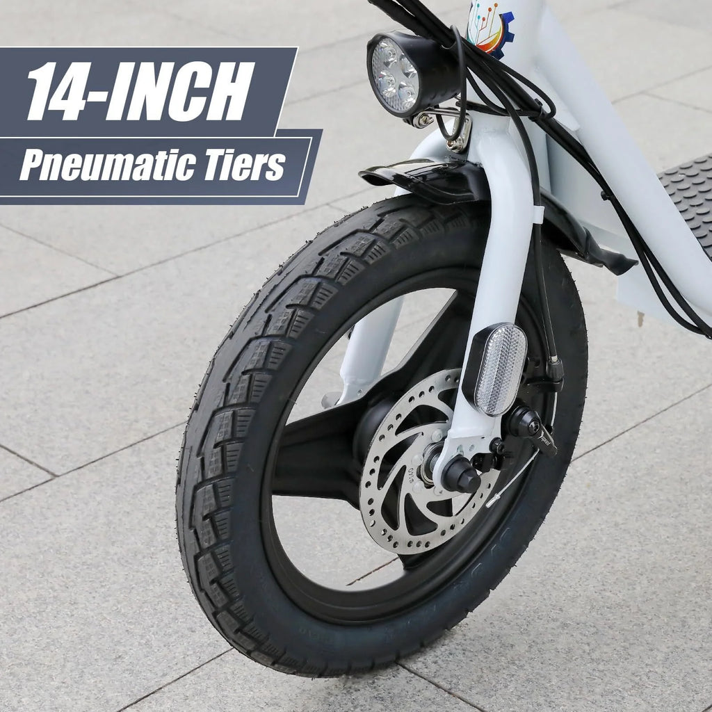 Caroma 500W Electric Scooter with Seat for Adult, 14 inch, 20 MPH F719250