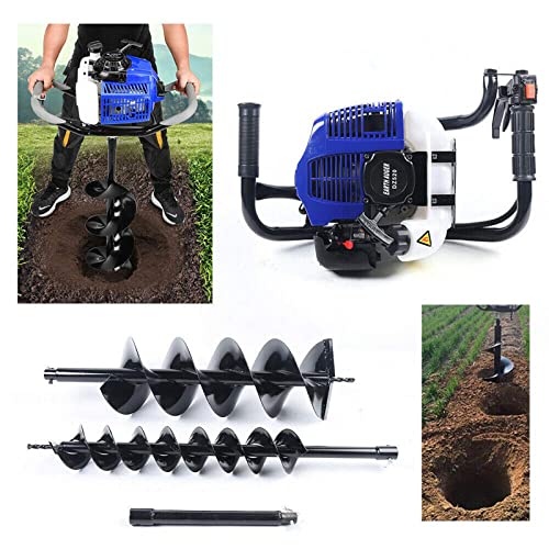 DYRABREST 52cc Gas Powered Earth Auger Post Hole Digger with 4/6/8 inch Bits K1897