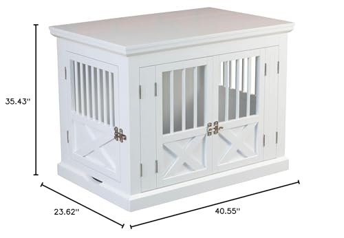 zoovilla Merry Products Triple Door Medium Dog Crate White W840633