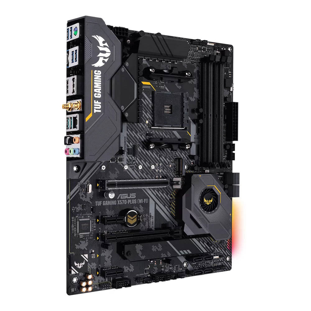 ASUS TUF GAMING X570-PLUS (WI-FI) ATX Motherboard for AMD AM4 S333