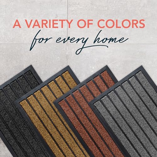 ubdyo Extra Durable Door Mat Non-Slip Outdoor Entrance 30" x 17" Bright Brown W5648