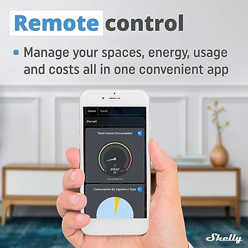 Shelly Plus Plug US WiFi Smart Plug with Power Measurement, Alexa and Google Home Compatible M33230