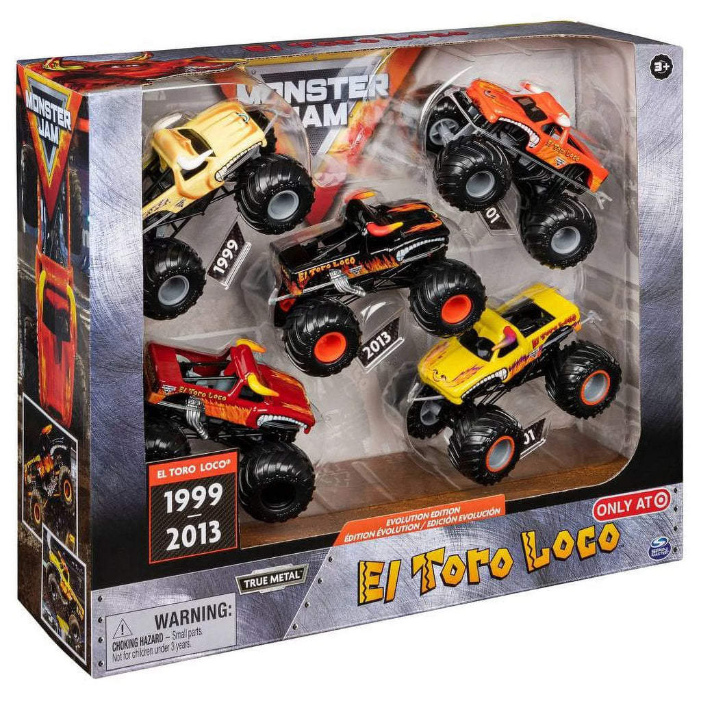 Monster Jam Evolution Edition El Toro Loco 5pk 1:64 B88550