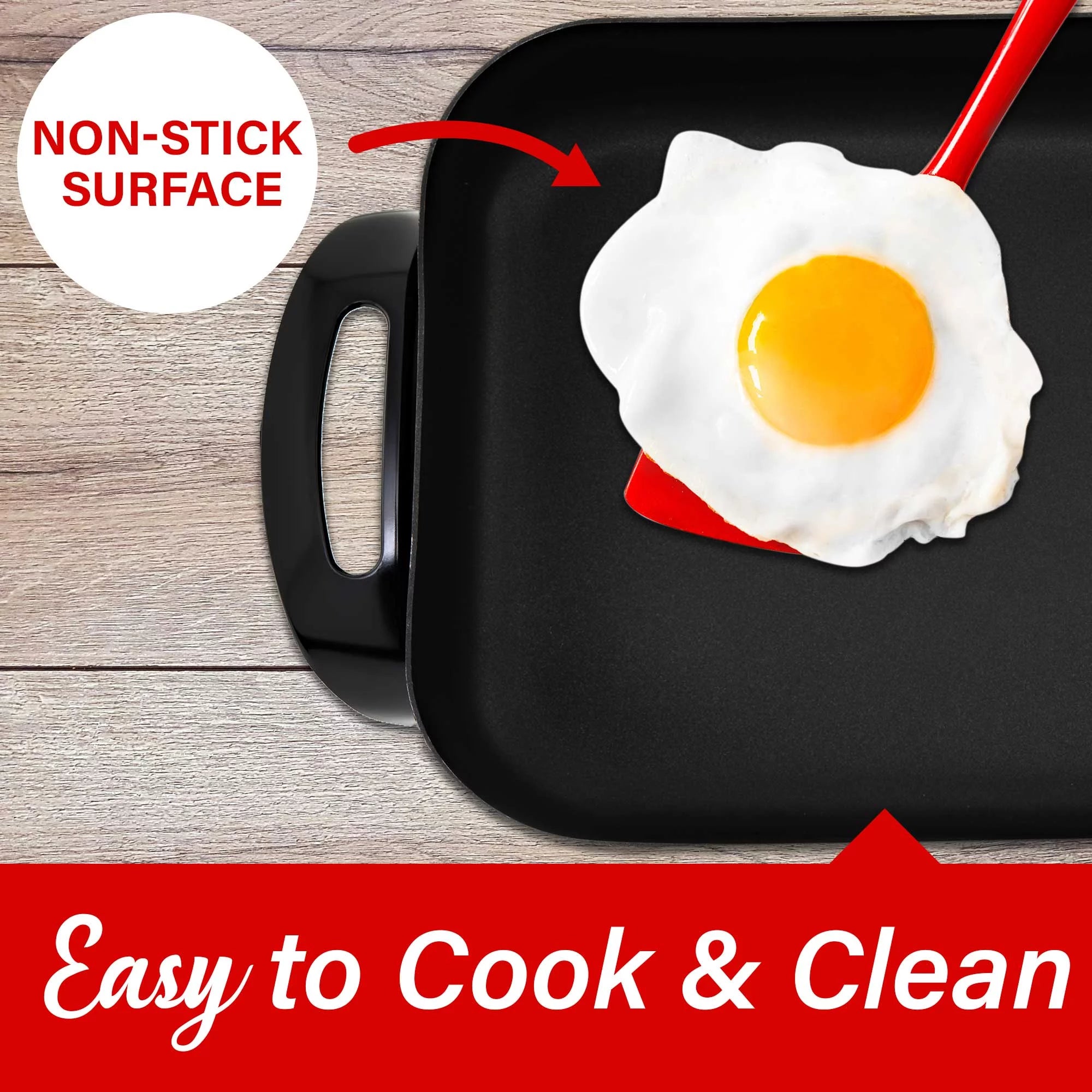 Brentwood 16" Electric Skillet with Glass Lid, Non-Stick Y166