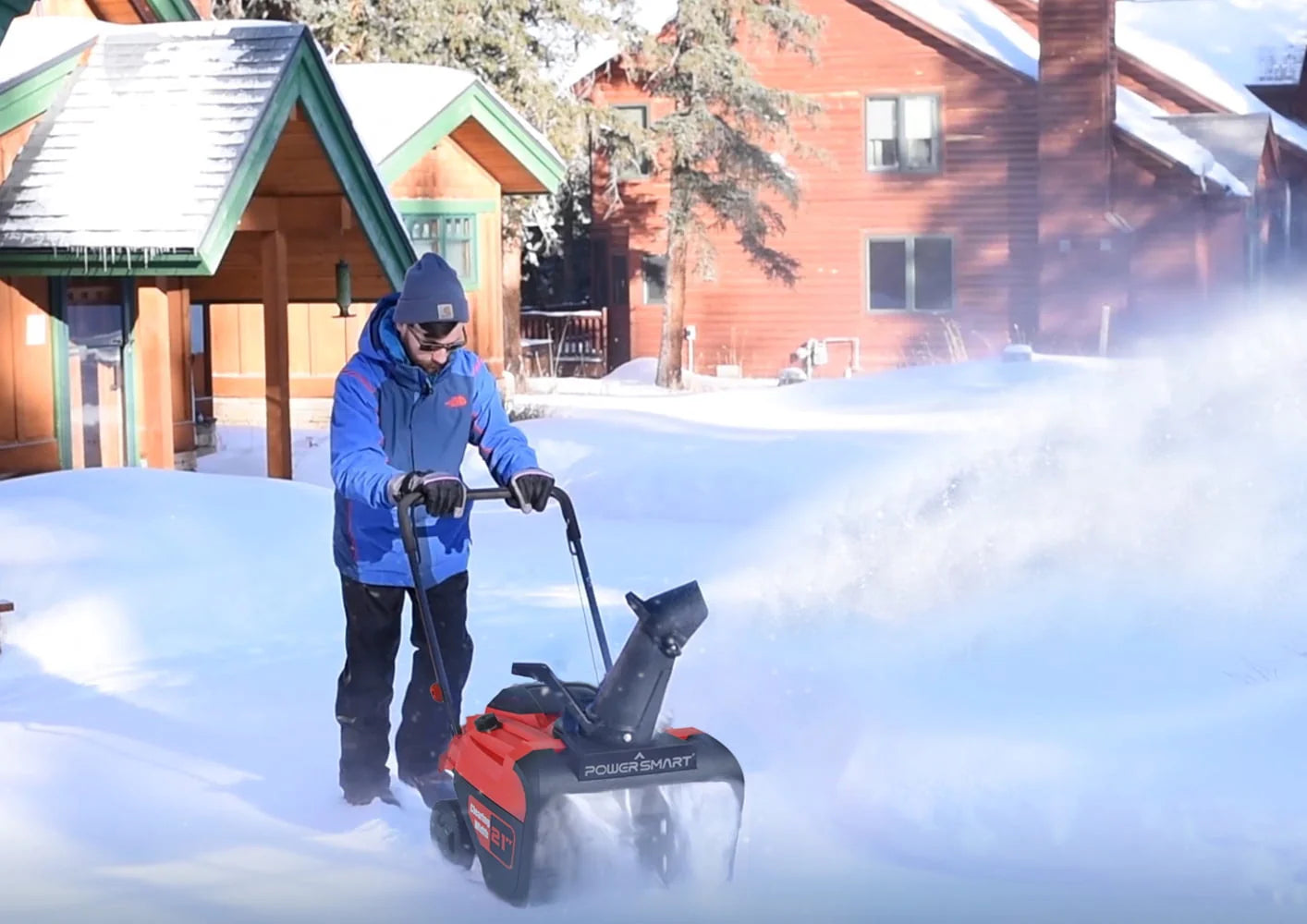 Powersmart 21 inch Single Stage Gas Snow Blower I7420