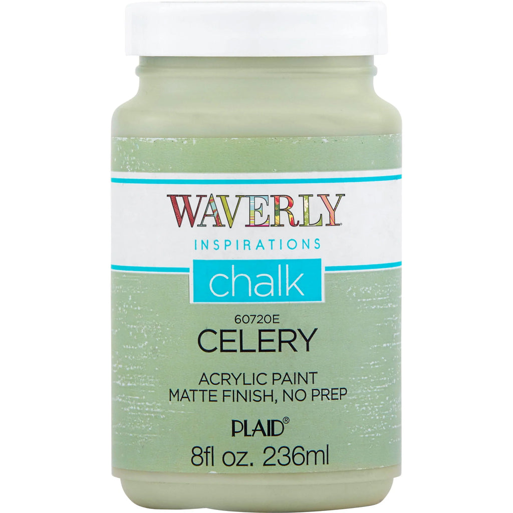 Waverly Inspirations Chalk Paint, Ultra Matte, White, 8 fl oz N9170