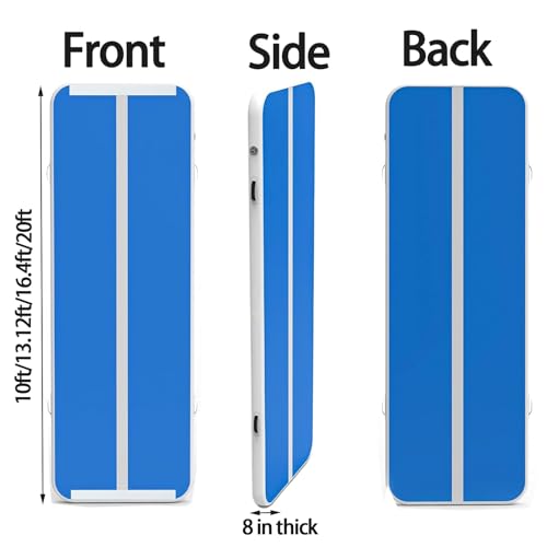DOBESTS Inflatable Gymnastics Tumbling Mat with Pump G20525