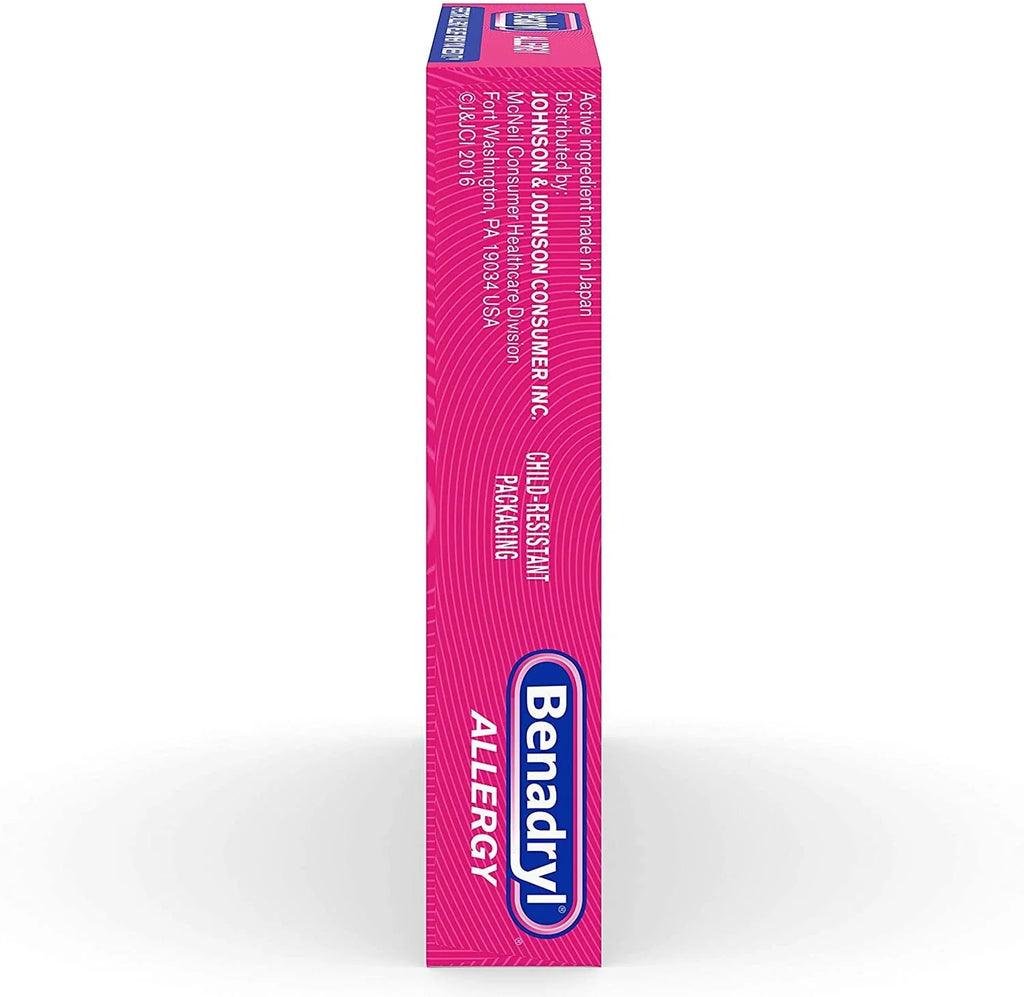 Benadryl Ultratabs Antihistamine Cold & Allergy Relief Tablets, 24 Ct W2632