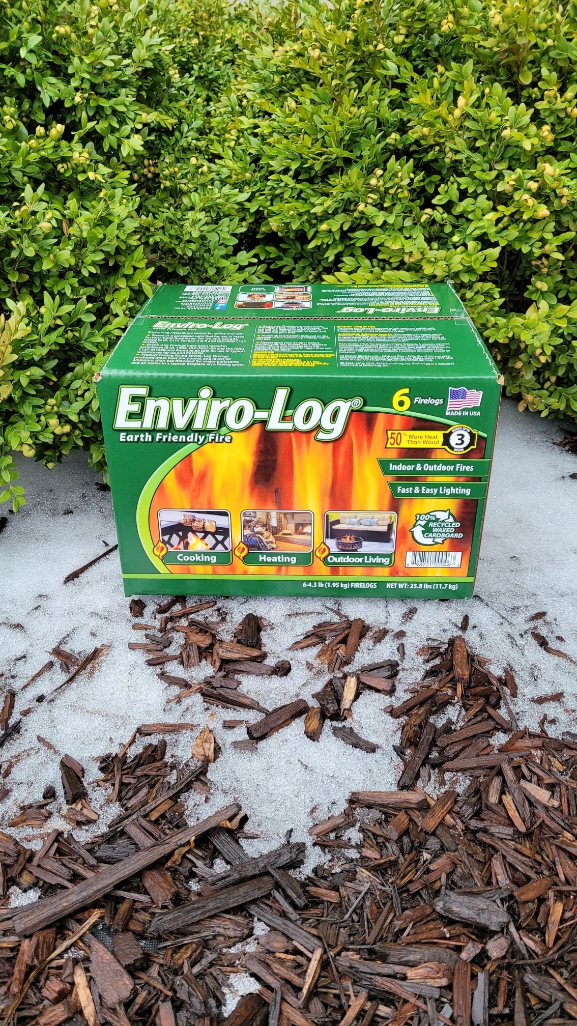 Enviro-Log Firelogs, 6 Count, 25.8 lbs K6791