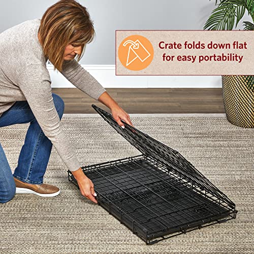 MidWest Homes for Pets Double Door 36-Inch Folding Dog Crate Y75670