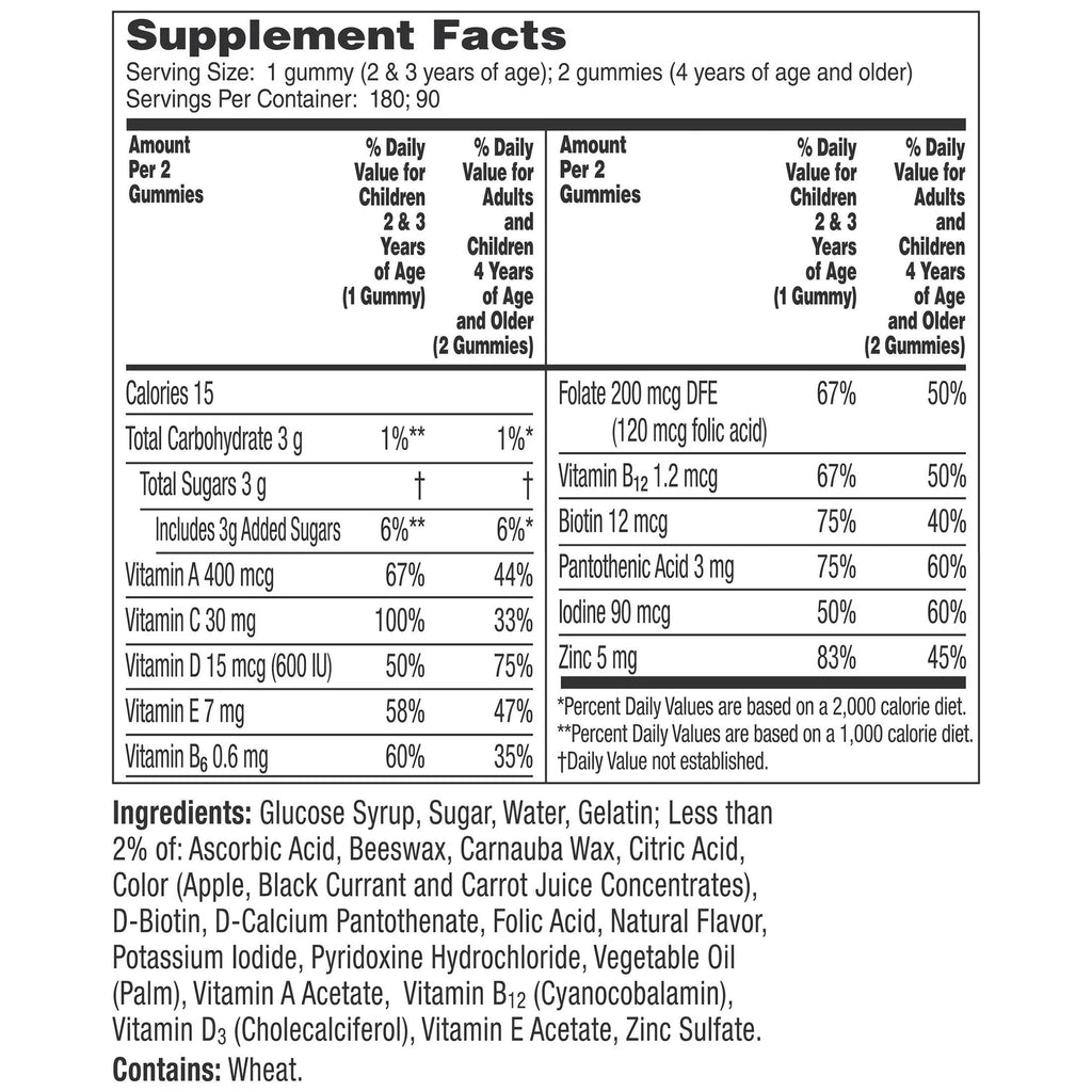 Flintstones Gummies Kids Vitamin, 180 Ct V793704