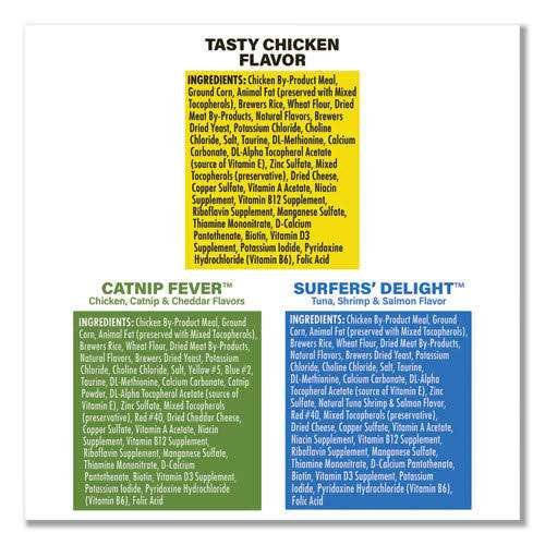 Temptations Cat Treats Catnip Fever, Sailors’ Delight & Tasty Chicken X33329