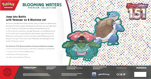 Pokemon TCG: Blooming Waters 151 Premium Collection B959894