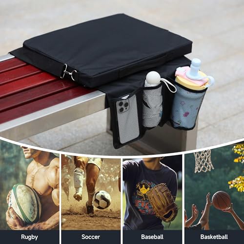 2 Pack Stadium Seat Cushions, Extra Thick, Portable Q734