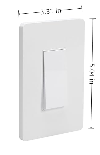 Zigbee Smart Light Switch, No Neutral Wire, Works with Alexa & Google Home W253921
