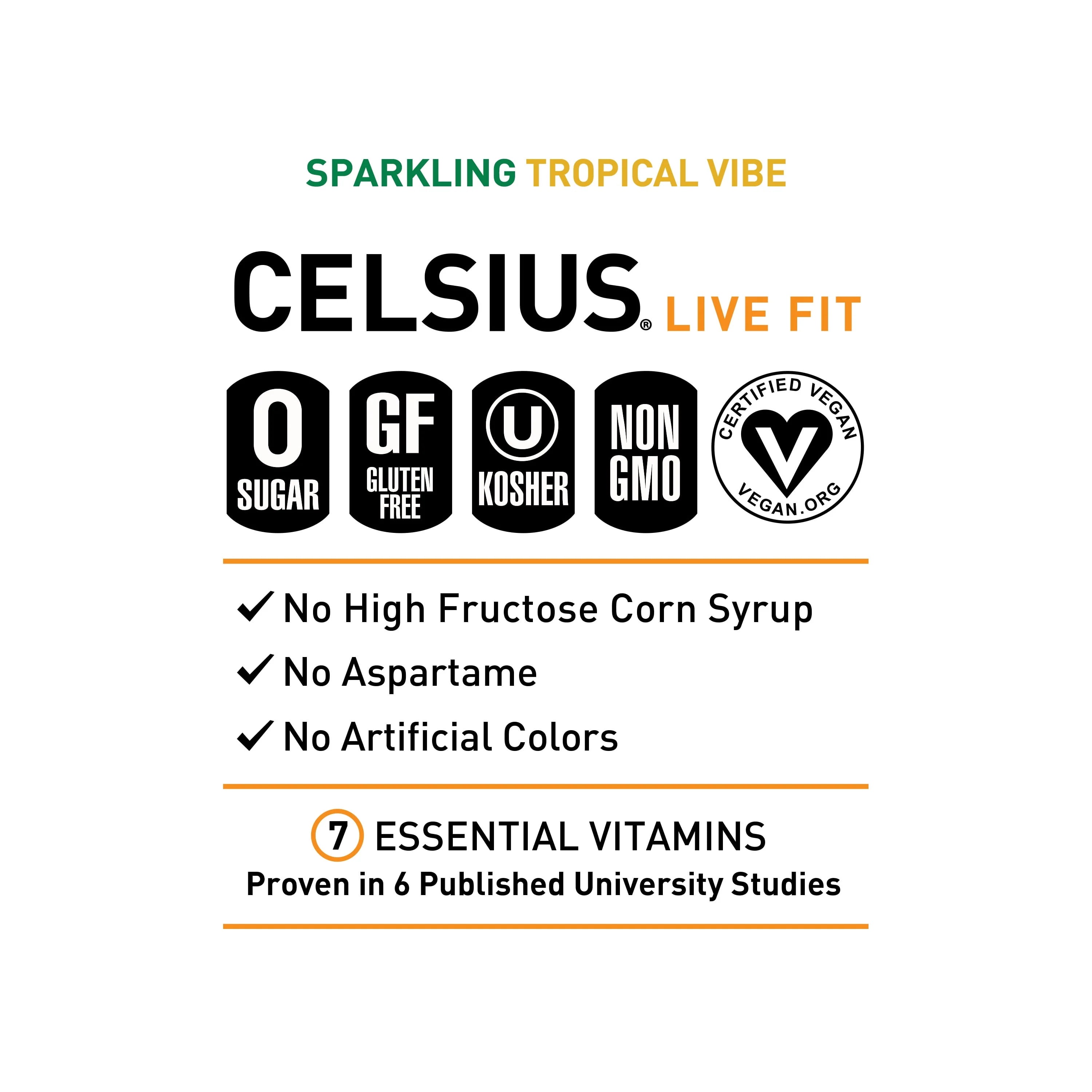 CELSIUS Sparkling Space Variety Pack, Functional Energy Drink, 12 fl oz, 12-Pack T823