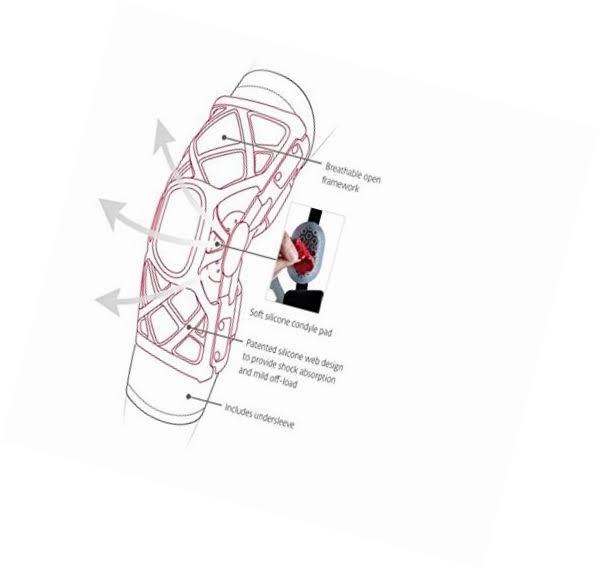 Donjoy OA Reaction Web Knee Brace Left Medium Z668907
