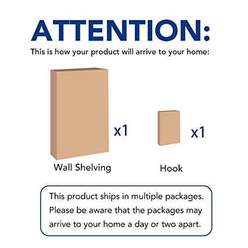 FLEXIMOUNTS 2-Pack 2x6ft Garage Wall Shelving Rack, Black C244838
