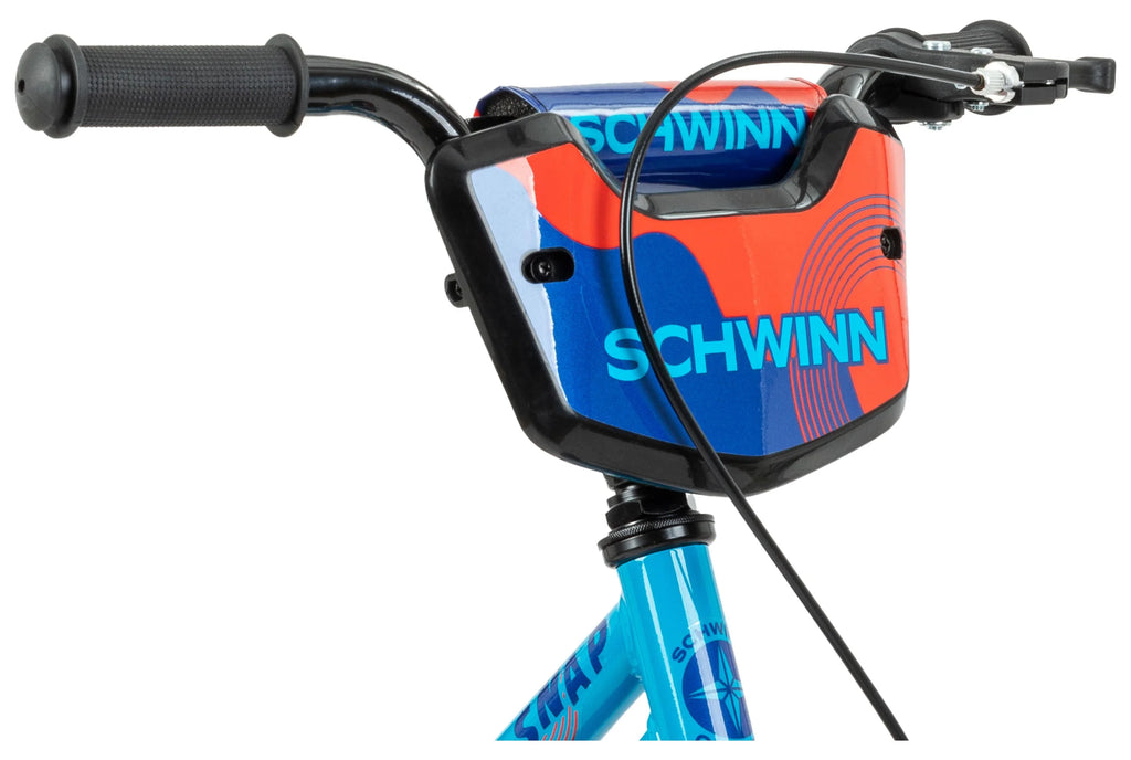 Schwinn Snap 12 inch Boys Kids Bike with Training Wheels, Blue F528147