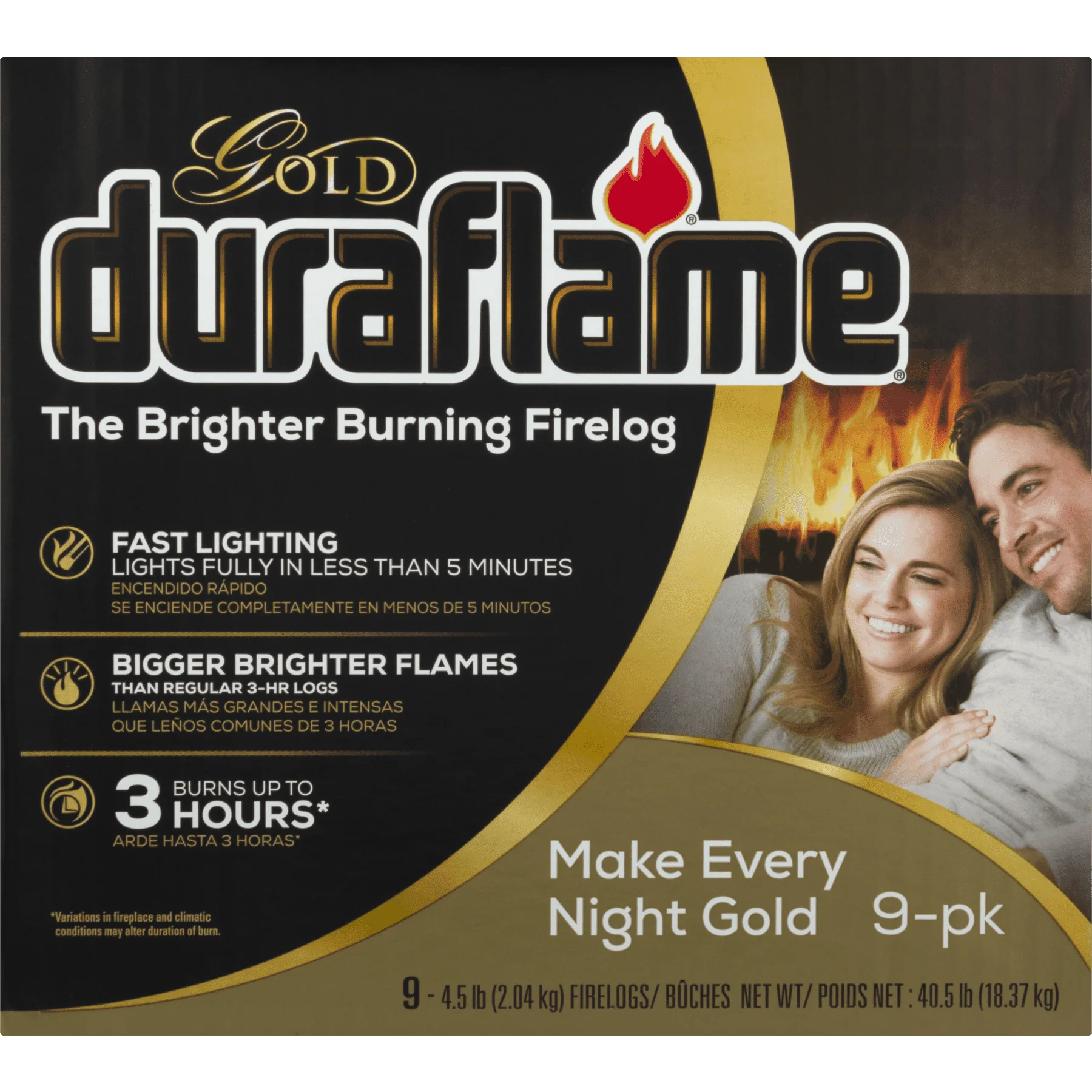 duraflame® Firelogs, Gold, 4.5 LB E74336