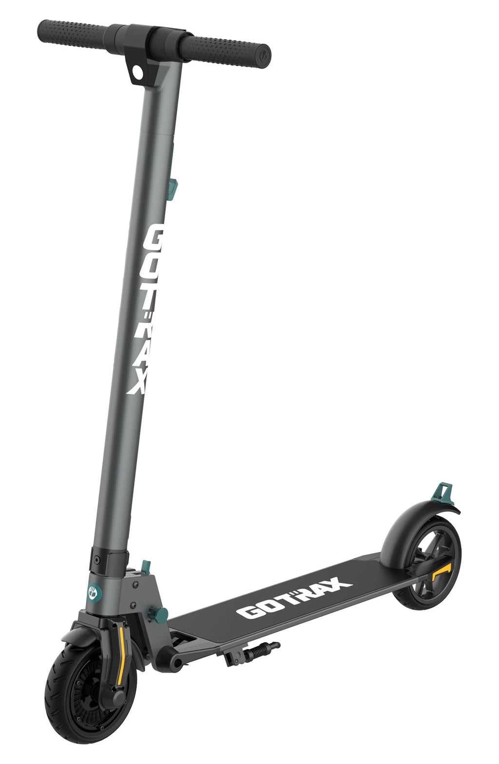 GOTRAX G2Plus Foldable Electric Scooter for Adult Teens Age of 8+ with 6 Tires, 200W 12mph, Gray