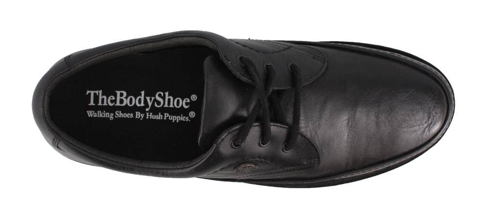 Hush Puppies Men's Mall Walker Shoes, Black, Size 8 M R87641