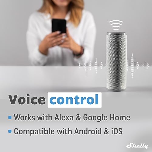 Shelly Plus Plug US WiFi Smart Plug with Power Measurement, Alexa and Google Home Compatible M33230