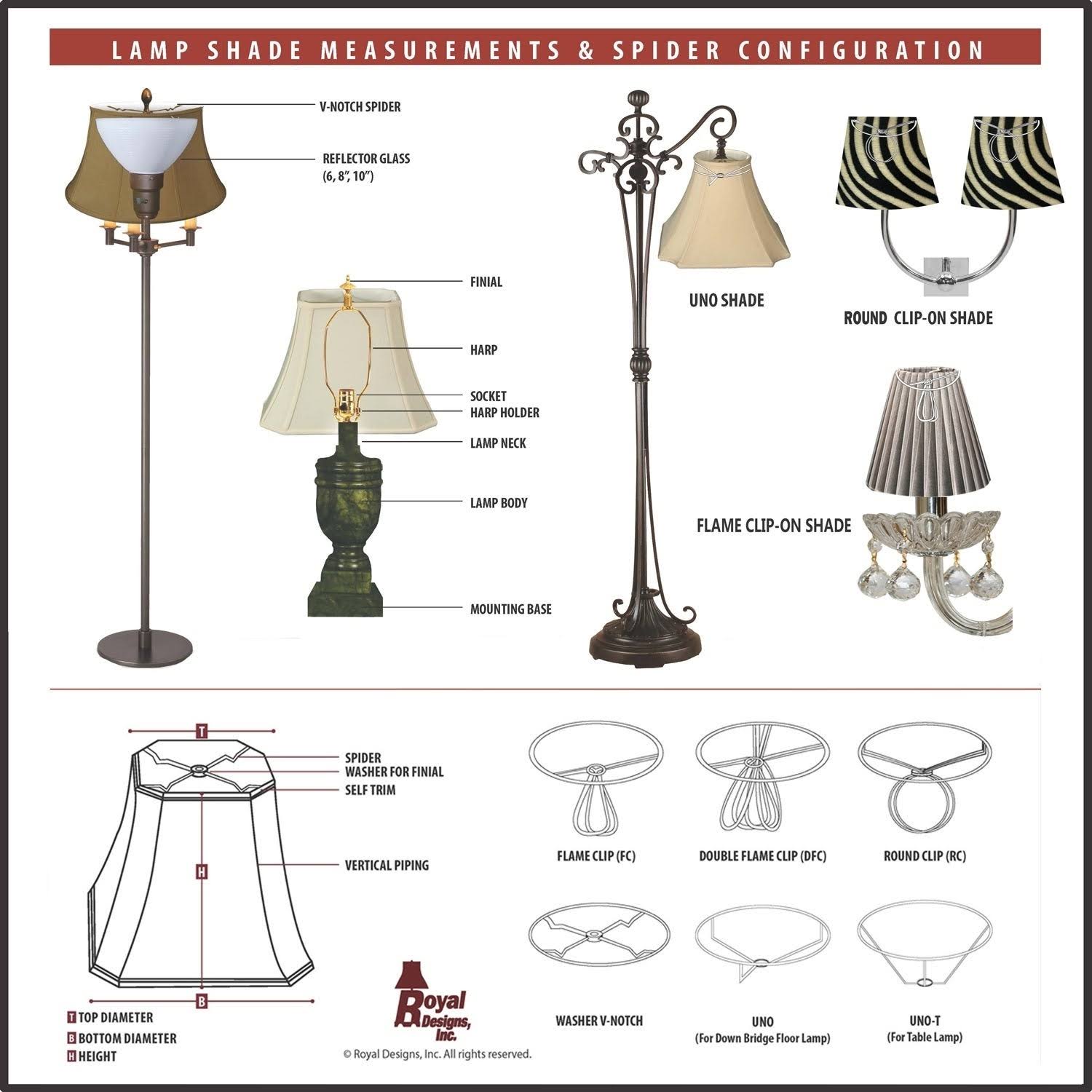 Royal Designs 20x22 Deep Empire Lamp Shade Beige P91393
