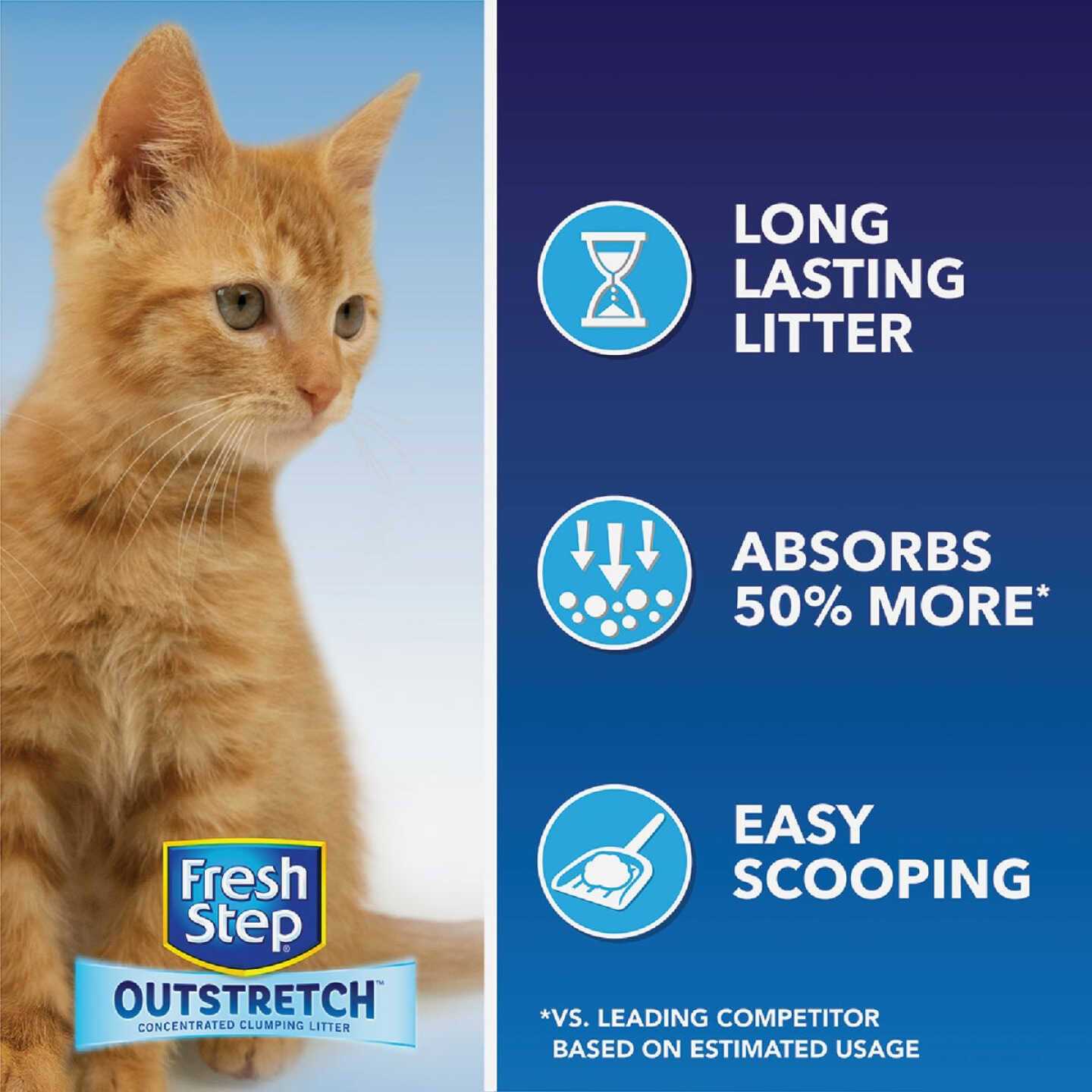 Fresh Step Outstretch Febreze Concentrated Clumping Litter L1992