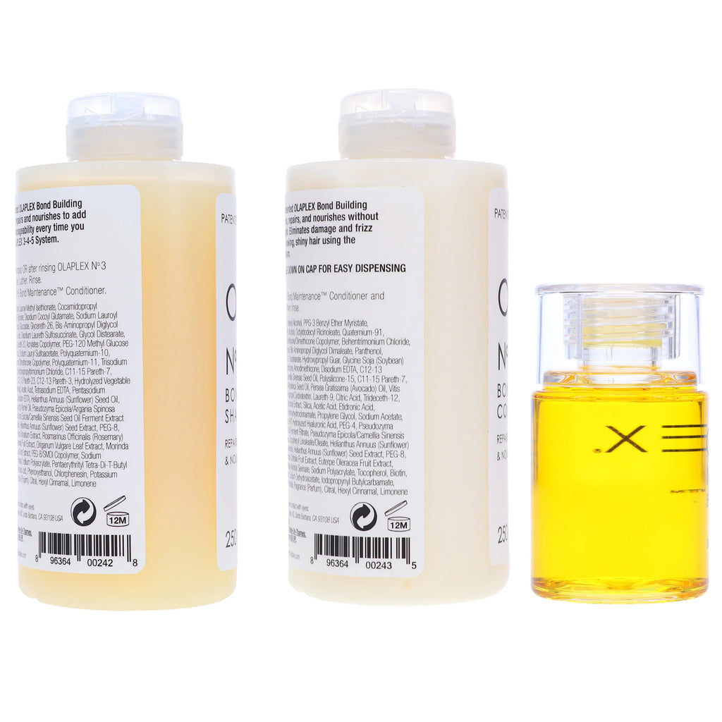 Olaplex No.4 Shampoo, No.5 Conditioner & No.7 Bonding Oil Combo Pack A504113