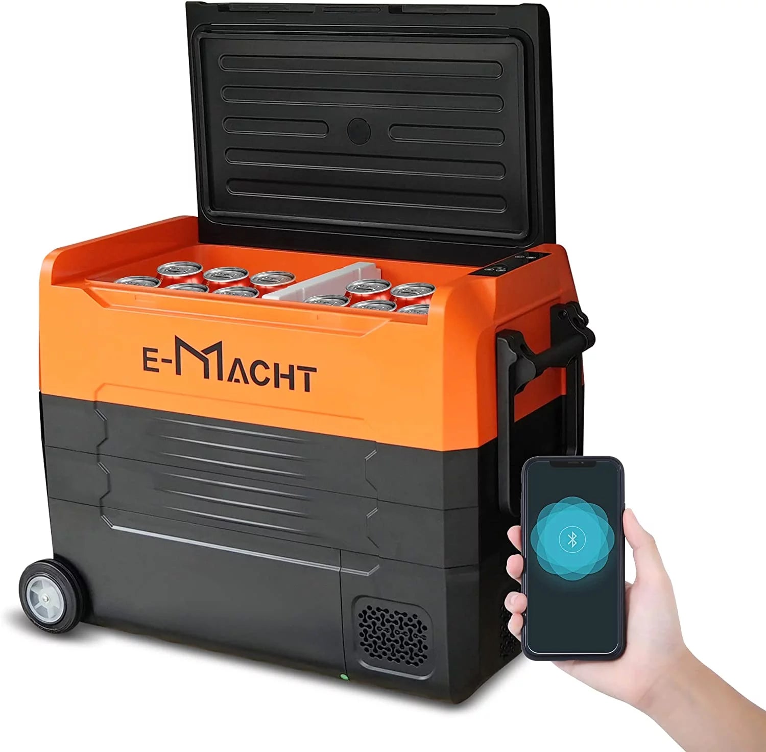 12V Portable Dual Zone Car Refrigerator 31.7QT with WiFi App Control N5786