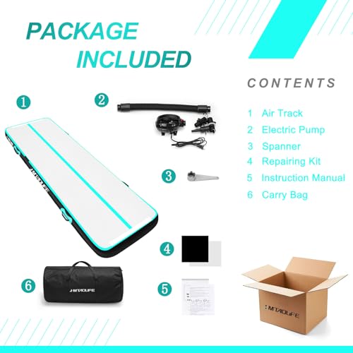 Inflatable Air Gymnastics Mat Tumble Track with Air Pump V20572