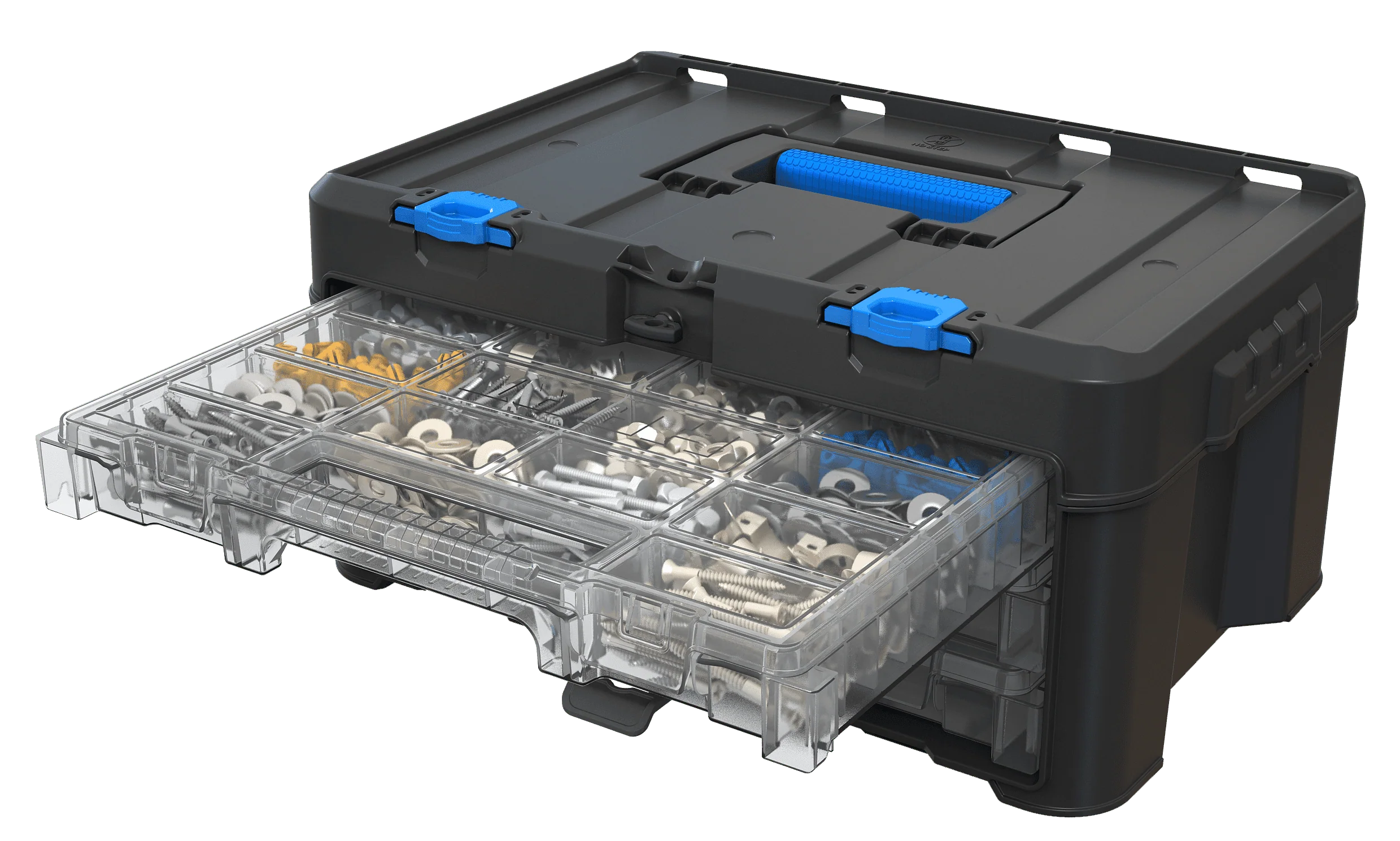 Hart Stack System 3 Case Parts and Tool Box Organizer Z119335