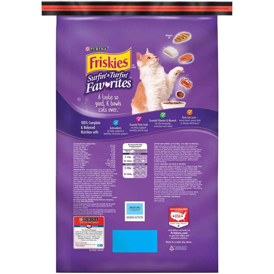 Friskies Surfin’ & Turfin’ Favorites Dry Cat Food Y678