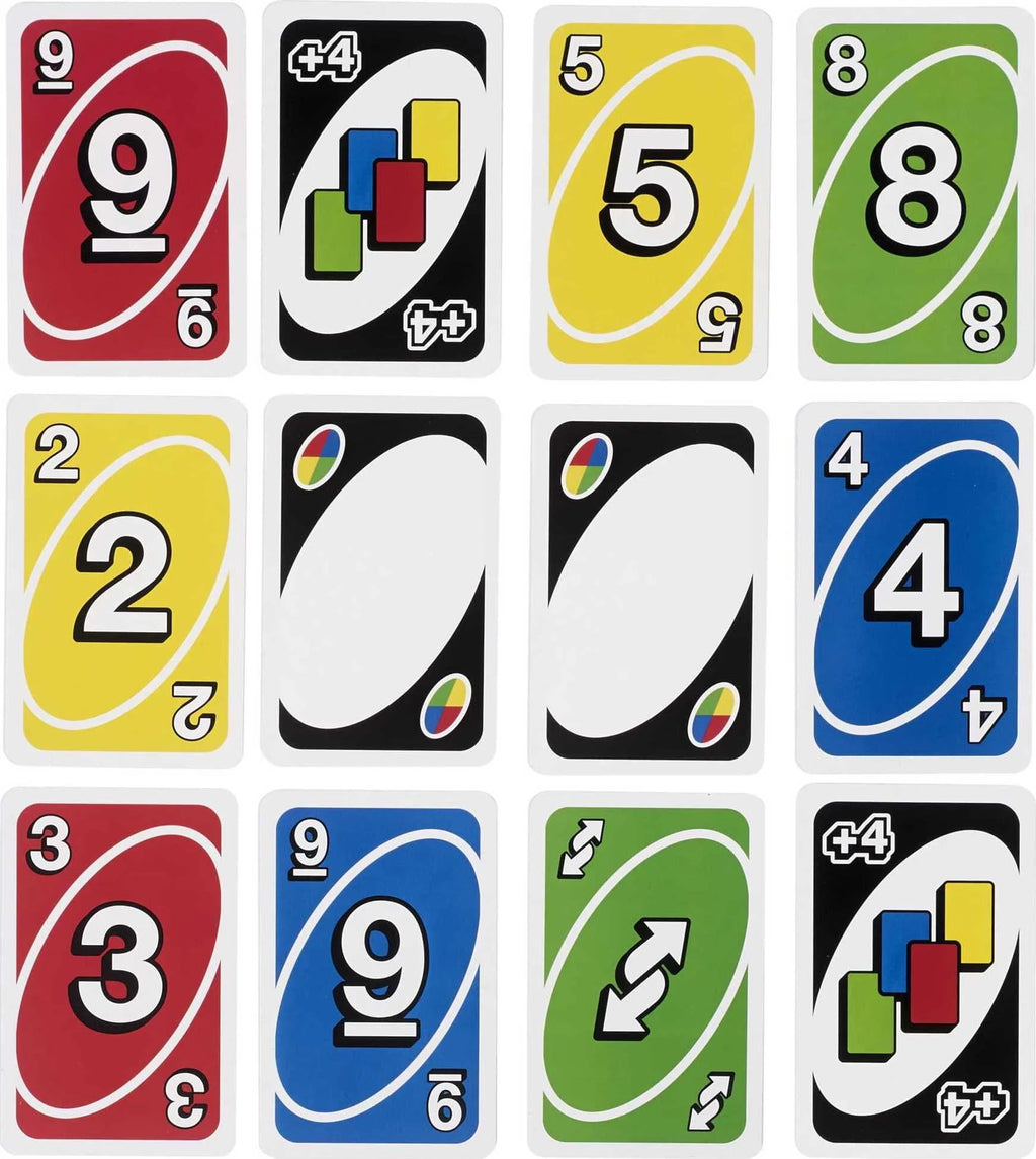 Giant UNO Card Game with 108 Oversized Cards for Family Night K406