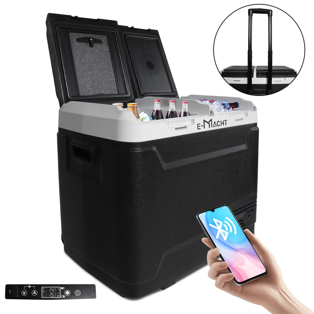 12V Portable Dual Zone Car Refrigerator 31.7QT with WiFi App Control N5786