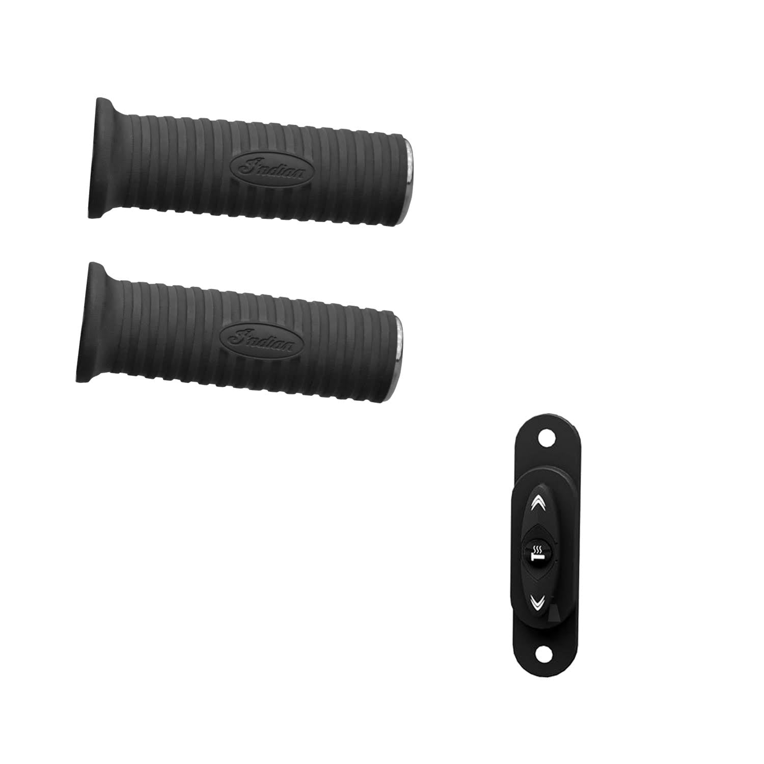 Indian Motorcycle Heated Handlebar Grips - Black Z856465
