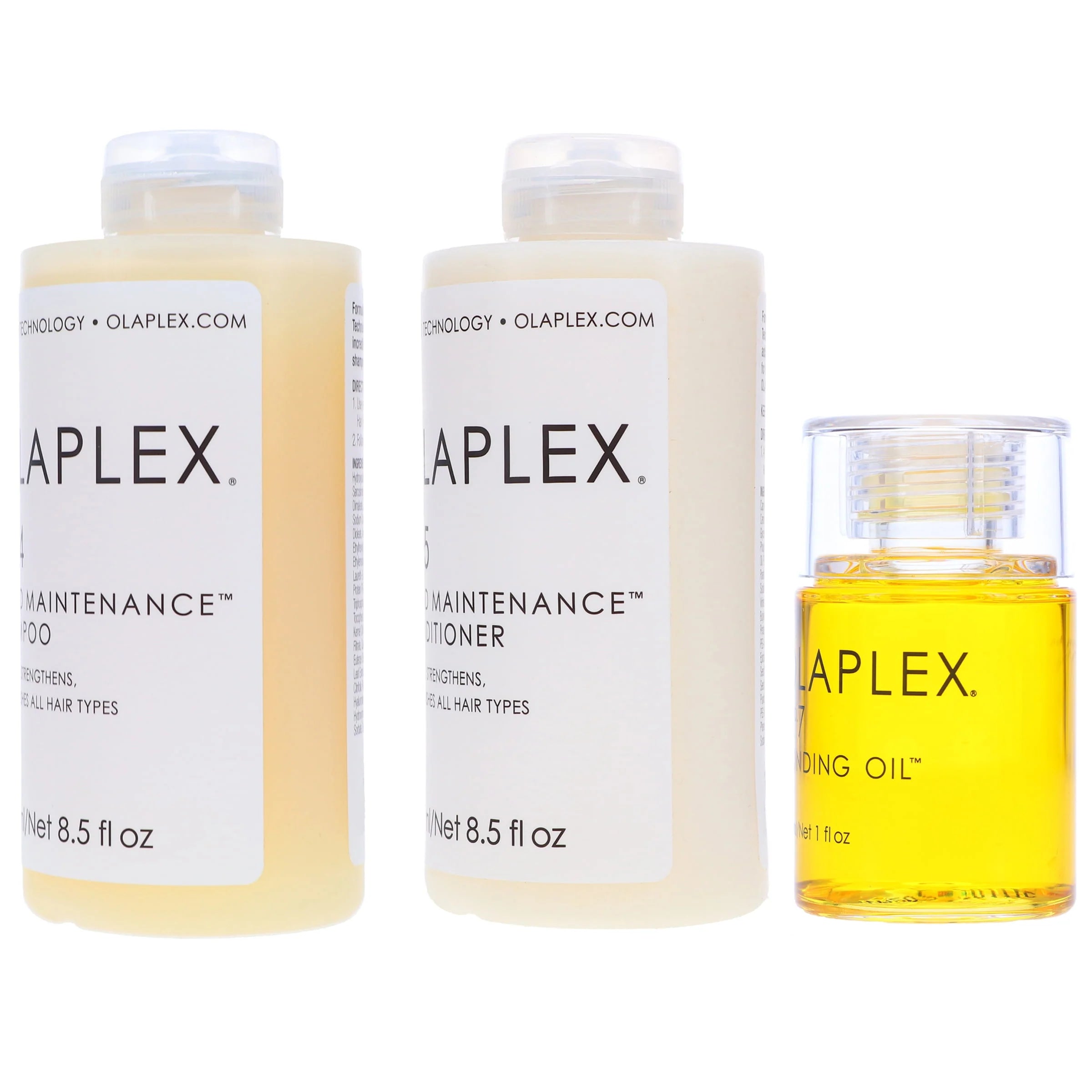 Olaplex No.4 Shampoo, No.5 Conditioner & No.7 Bonding Oil Combo Pack A504113