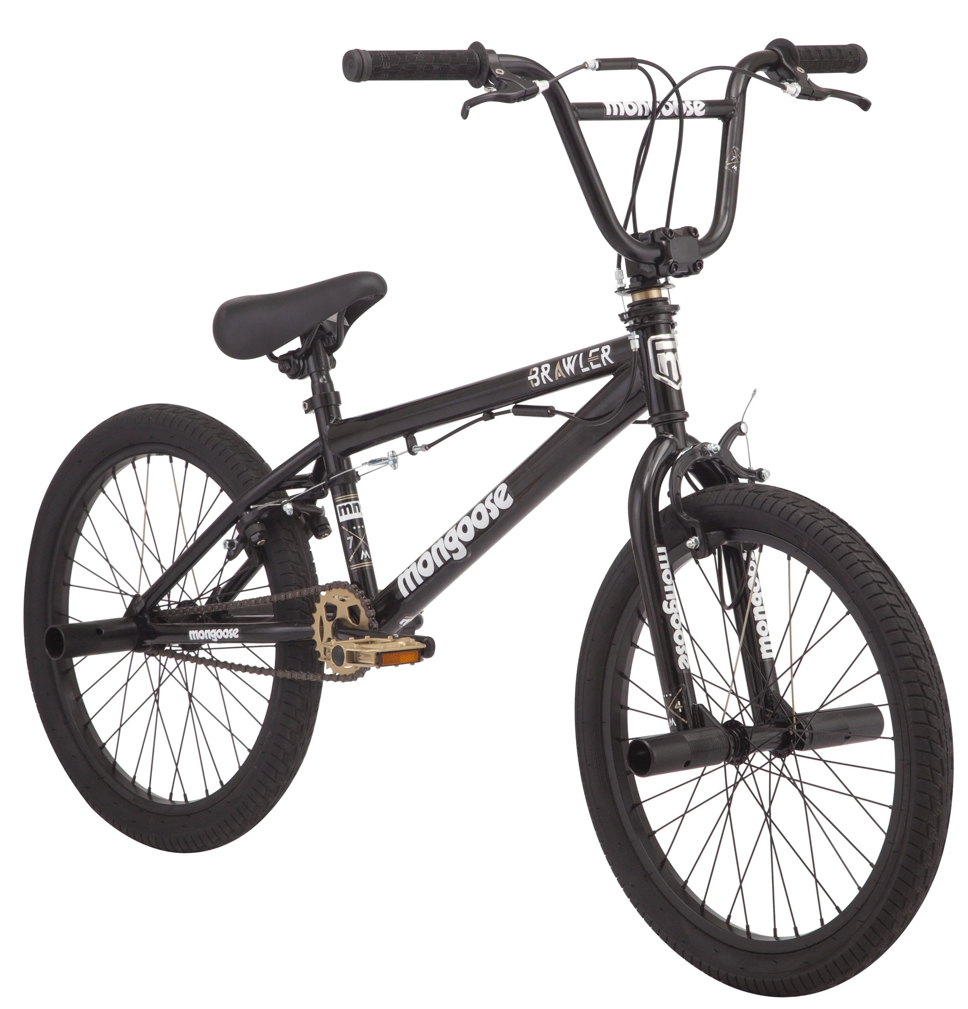 Mongoose BRAWLER Boys' Freestyle BMX Bike 20 L3541