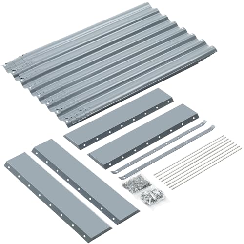Land Guard 8×4×2 ft Galvanized Raised Garden Bed Kit for Vegetables D685