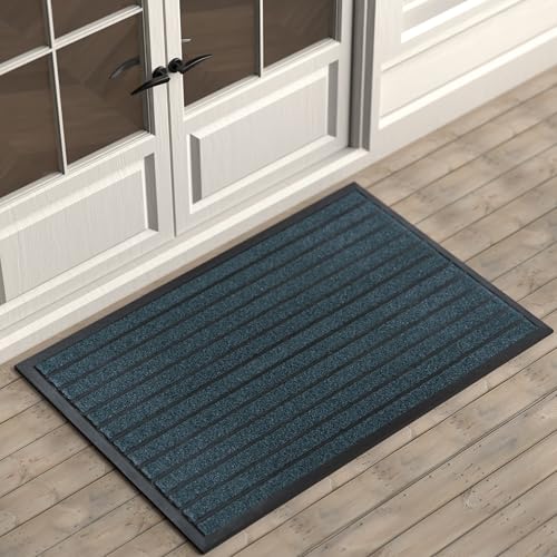 ubdyo Extra Durable Door Mat Non-Slip Outdoor Entrance 30" x 17" Bright Brown W5648