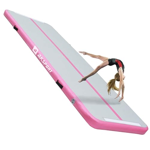 AKSPORT Gymnastics Air Mat Tumble Track with Air Pump A7907