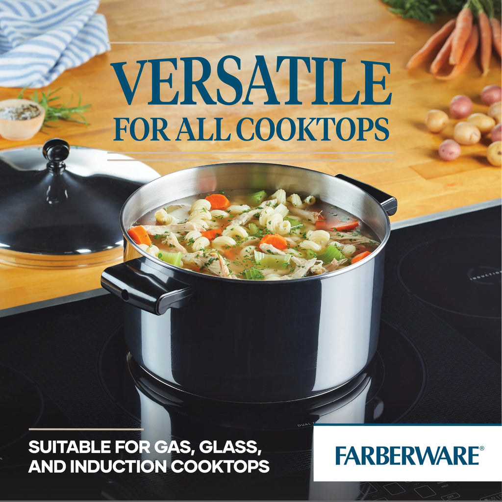 Farberware Classic 6 Quart Stainless Steel Saucepot F25317
