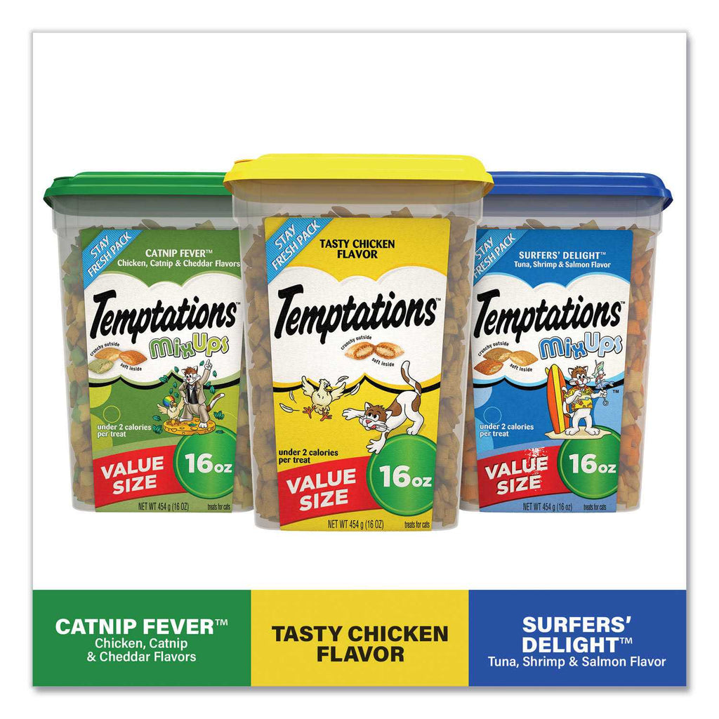Temptations Cat Treats Catnip Fever, Sailors’ Delight & Tasty Chicken X33329