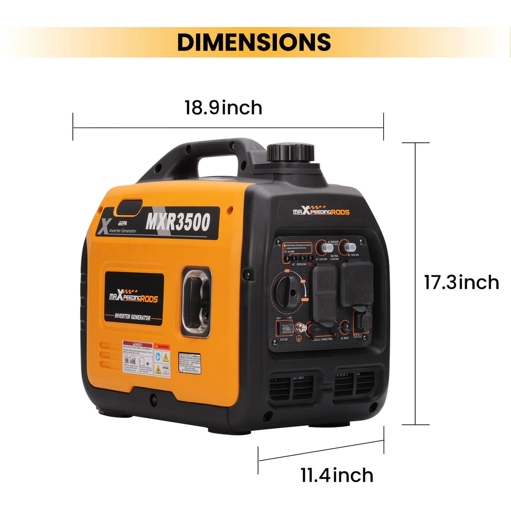 Portable Inverter Generator 3500W Ultralight Electric Start J9287
